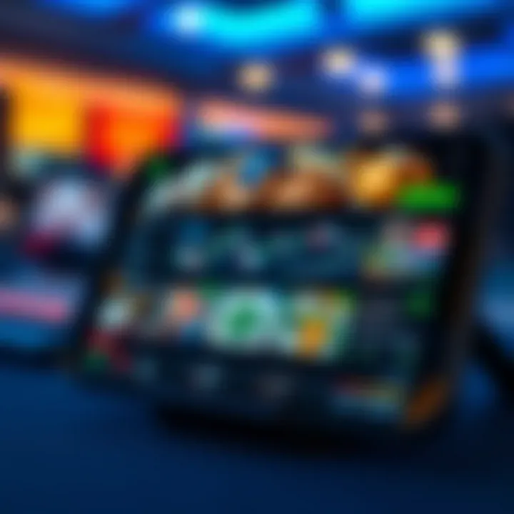 Market Coverage in Sports Betting Applications Wide market coverage displayed on a betting app