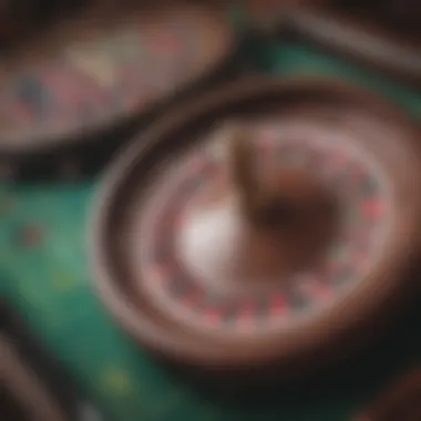 User interface of a live roulette game on a screen