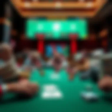 Variety of Poker Games on Mobile Platforms Display of popular poker game types available on mobile