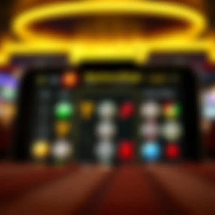 Overview of the Blackout Bingo app interface