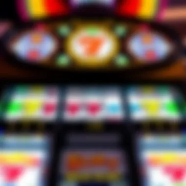 Unique Slot Machine Design A close-up view of a unique slot machine design