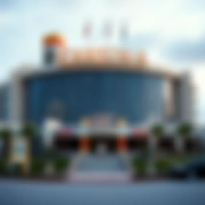 Exterior of a popular casino resort in Florida