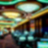 Exploring Luxurious Casino Interiors Luxurious casino interior with vibrant decor