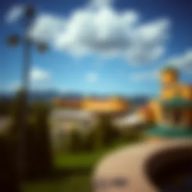 Scenic view of attractions surrounding the casino