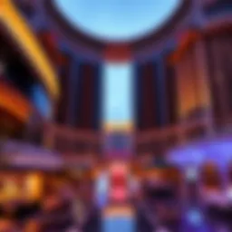 A stunning view of the Cosmopolitan's unique architectural design showcasing its modern elegance.