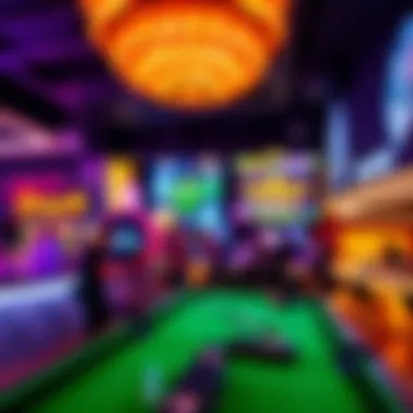 An entertaining nightlife scene at Cosmopolitan, highlighting vibrant ambiance and entertainment options.