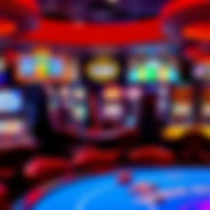 Diverse Gaming Selections An array of gaming options available in a vibrant casino