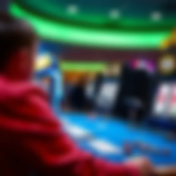 A player engaged in an exciting round of Deuces Wild video poker