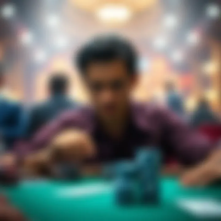 Psychological strategies in poker gameplay