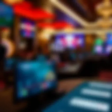 A sleek interface showcasing Del Lago's gaming technology