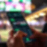 Overview of DraftKings Sportsbook interface on a mobile device