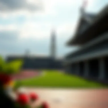 Architectural details of Epsom Race Track stands