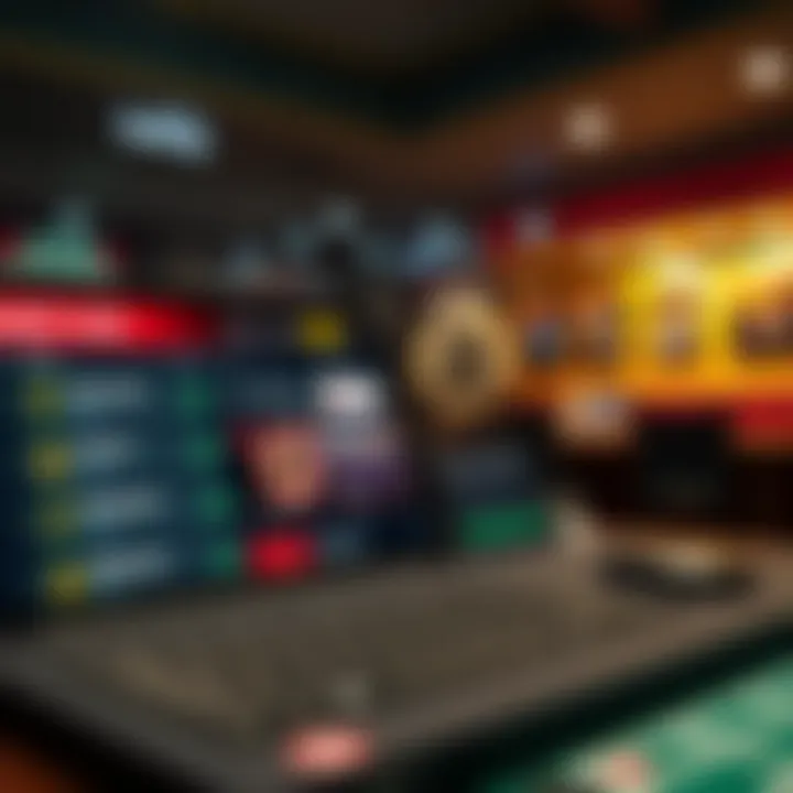 A user interface showcasing key features of a top betting site