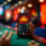 Cash Rewards App Interface A smartphone displaying a cash rewards application interface