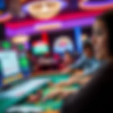 A close-up of interactive gameplay on a social casino platform