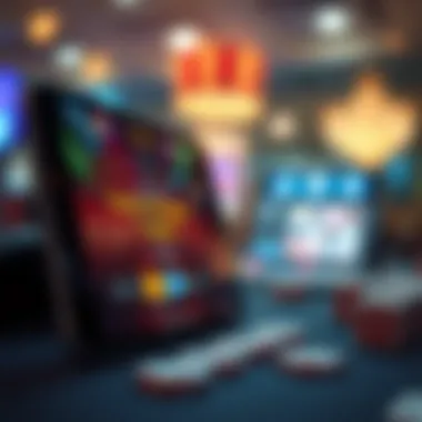 Exciting mobile casino game interface