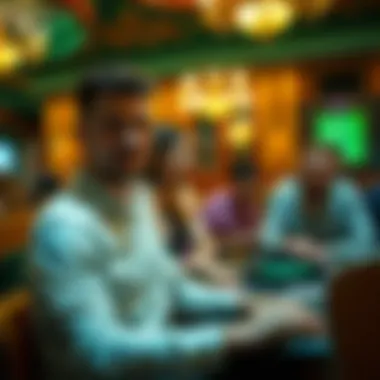 Engaging activities at a themed casino night