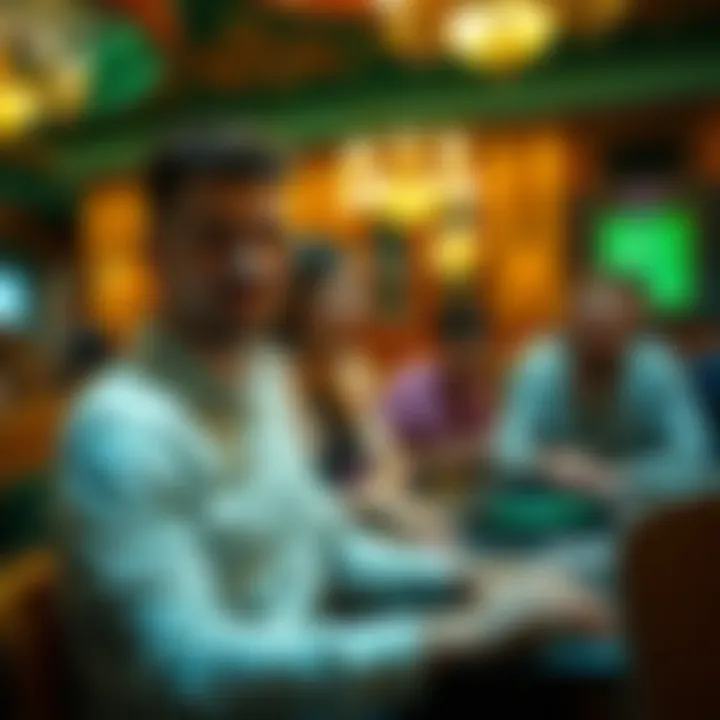 Engaging activities at a themed casino night