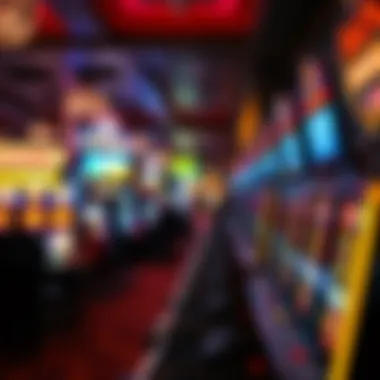 A Bustling Casino Experience Overview of a bustling casino floor