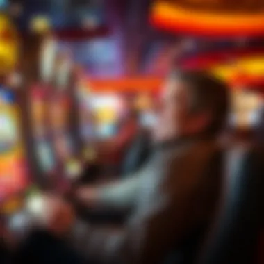 Player Enjoyment at Slot Machines Slot machine player enjoying their time