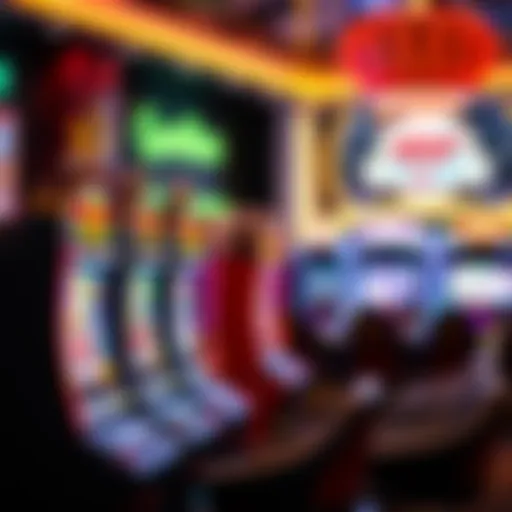 EGT Slot Machines in Action Vibrant display of EGT slot machines in a casino setting