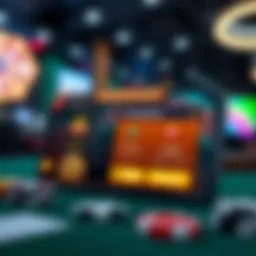 A vibrant mobile game interface showcasing earning opportunities