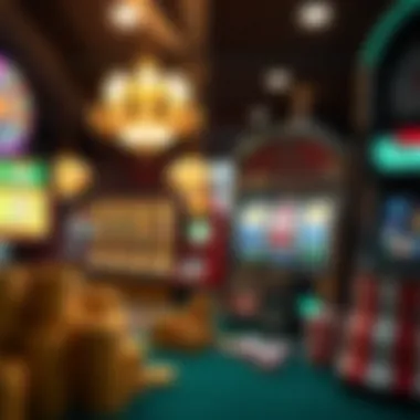 Visual comparison of free slots and real-money slots