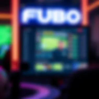 Fubo Gaming Interface Overview of Fubo Gaming's interface showcasing sports content and betting options