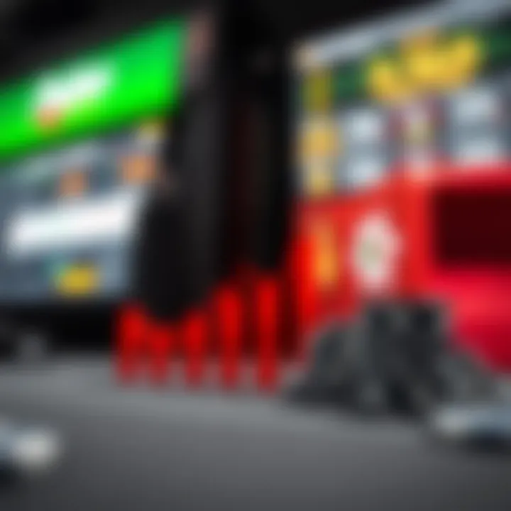 Growth Trends in Online Betting Graph representing the growth trends in the online betting sector