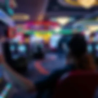 A player engaging with a virtual casino environment