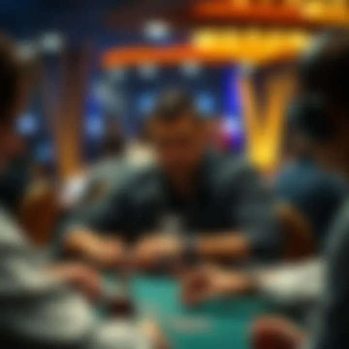 A player engaging in a rewarding poker strategy session