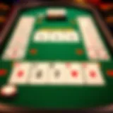 A strategic layout of Jacks or Better video poker table with highlighted winning hands.