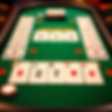 A strategic layout of Jacks or Better video poker table with highlighted winning hands.