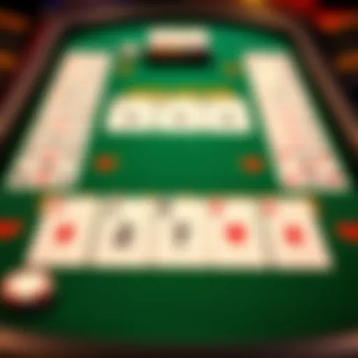 A strategic layout of Jacks or Better video poker table with highlighted winning hands.