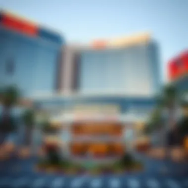 Exterior view of the latest casino in Las Vegas showcasing modern architecture