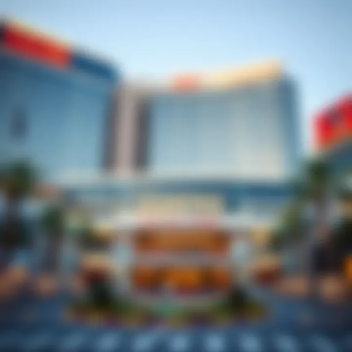 Exterior view of the latest casino in Las Vegas showcasing modern architecture