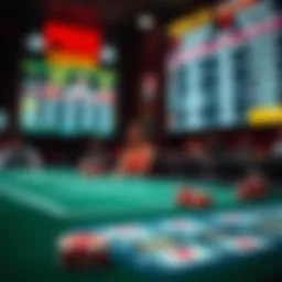 Chart illustrating the dynamics of sports book odds