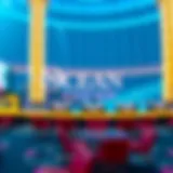 Vibrant graphic of Ocean Casino logo