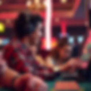 Player enjoying online slots with excitement and anticipation