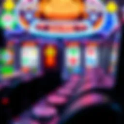 Vibrant online slots interface