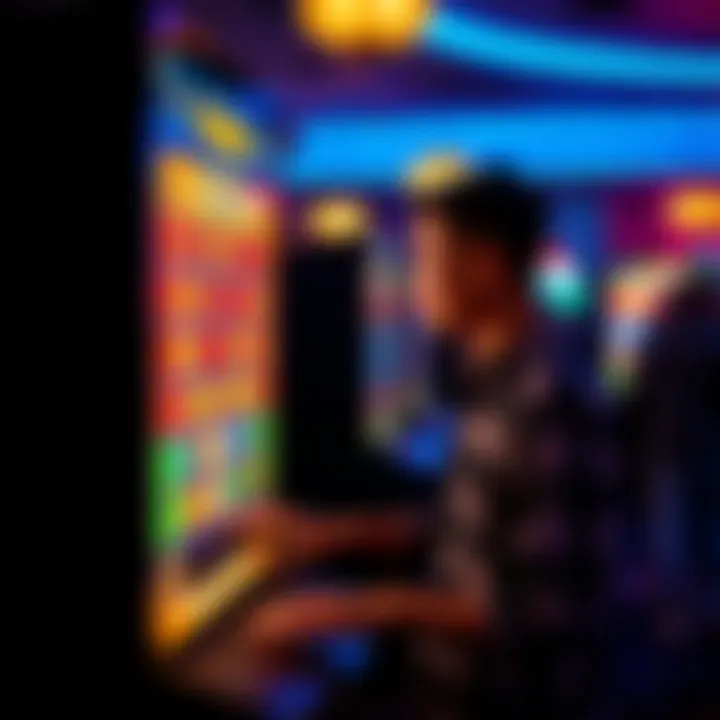 Engaging in Digital Plinko Player engaging with an online Plinko game