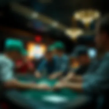 An engaging poker tournament atmosphere in a local venue