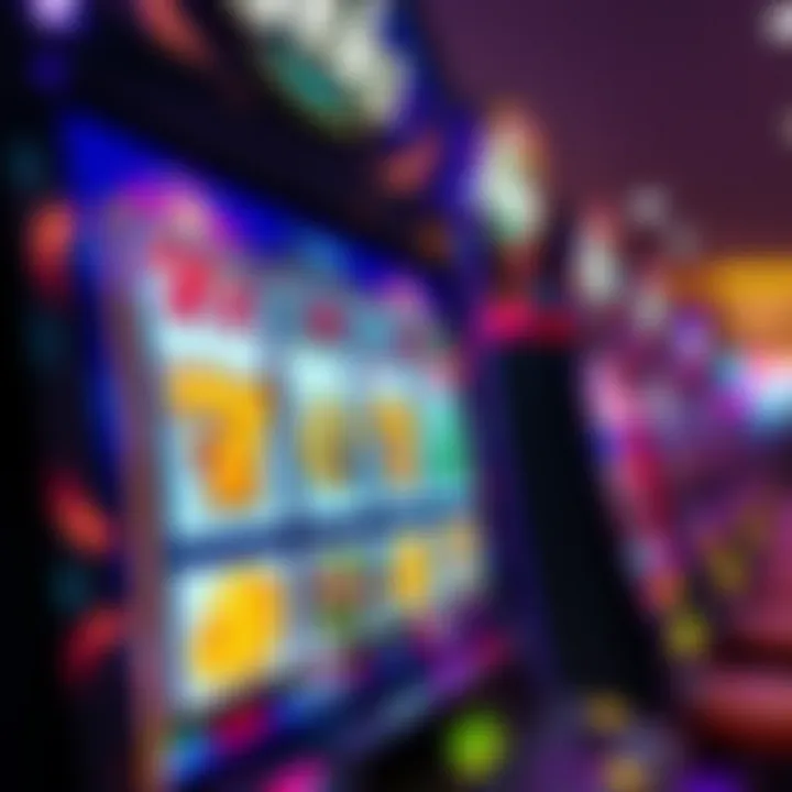 Exciting online slot machine interface