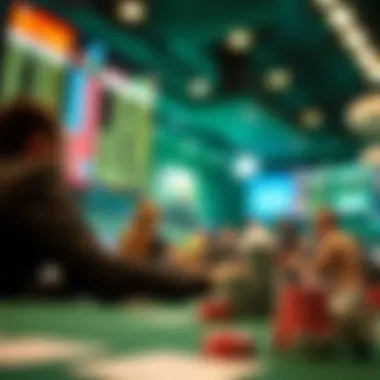 Illustration of strategic sports betting techniques and tips