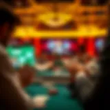 Intense Online Gameplay Intense online Texas Hold'em gameplay with virtual cards