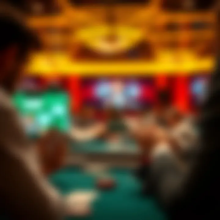 Intense Online Gameplay Intense online Texas Hold'em gameplay with virtual cards