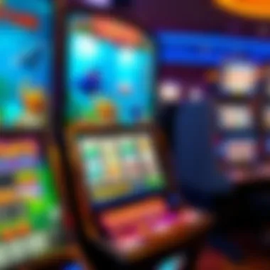 Vibrant slot machine featuring a unique underwater theme