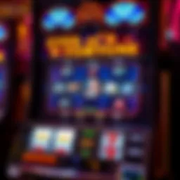 Visual representation of the Eyes of Fortune slot machine interface