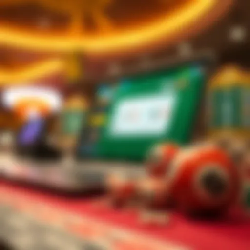 Visual representation of online lottery platforms