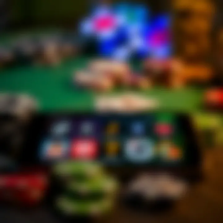 Diverse Poker Game Options Available Variety of poker game options displayed on a mobile device